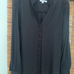 Chico's Elegant Black Blouse sz 2.5. Large/xl
